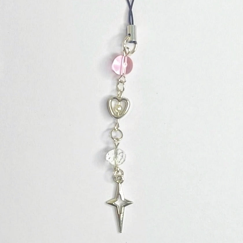 pink phone charm