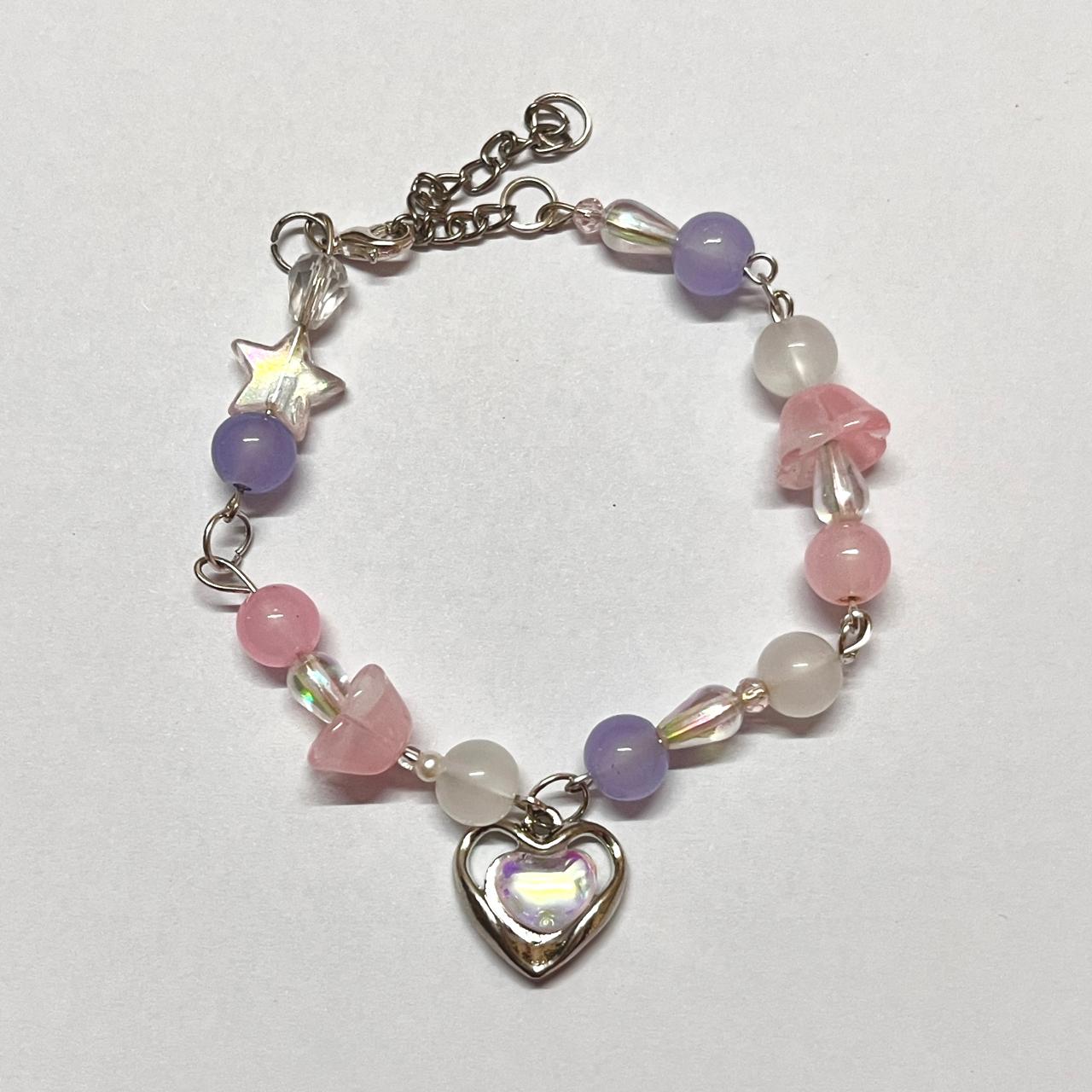 lily heart bracelet