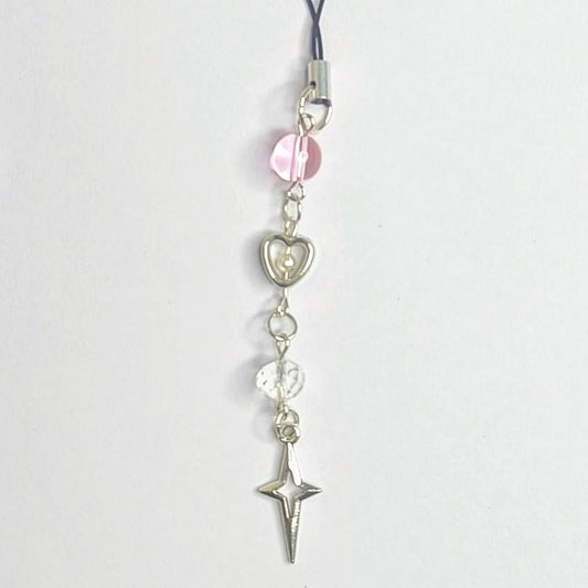 pink phone charm